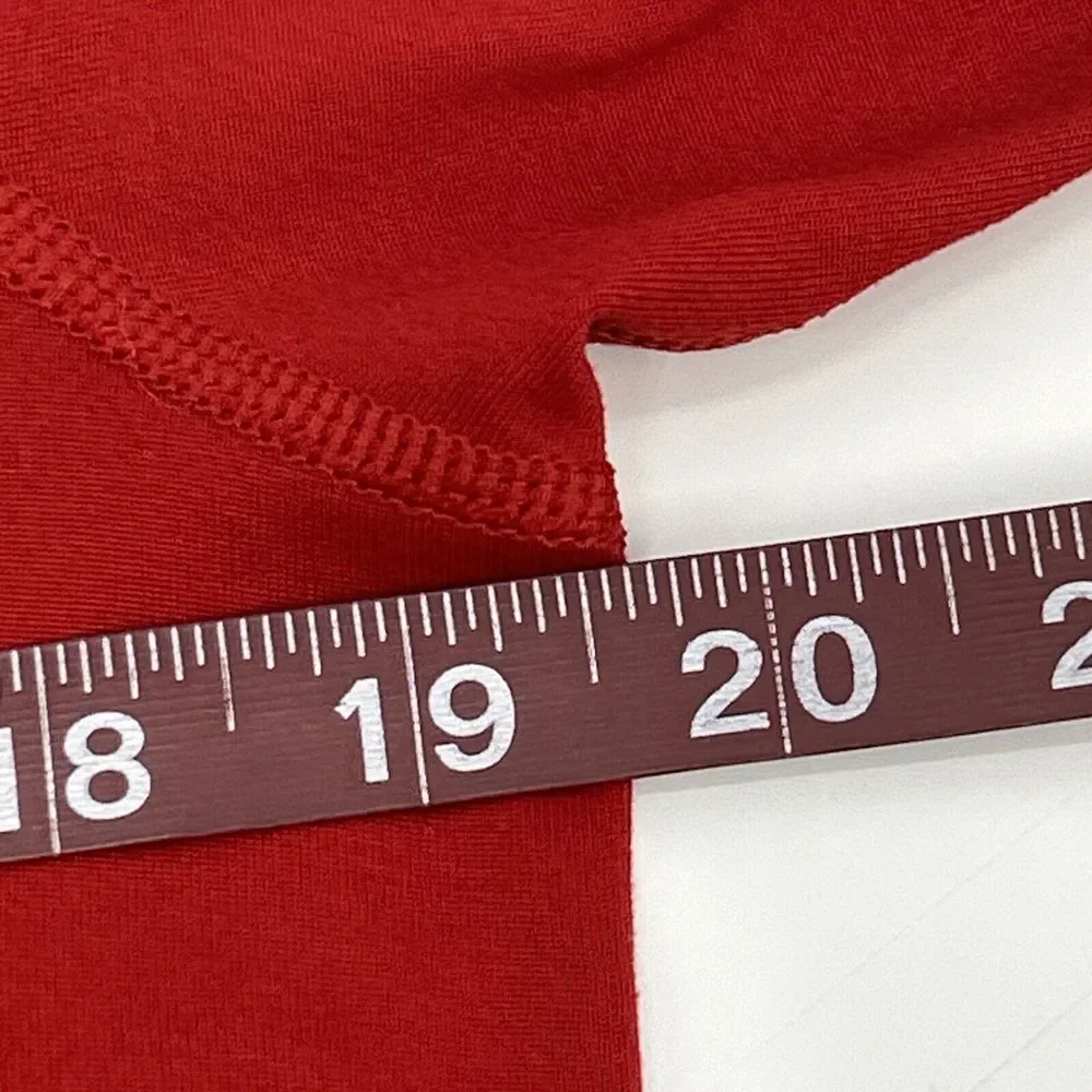 Louisville Cardinals Shirt Men's M Red adidas Long Sleeve Crew Neck Basketball‎